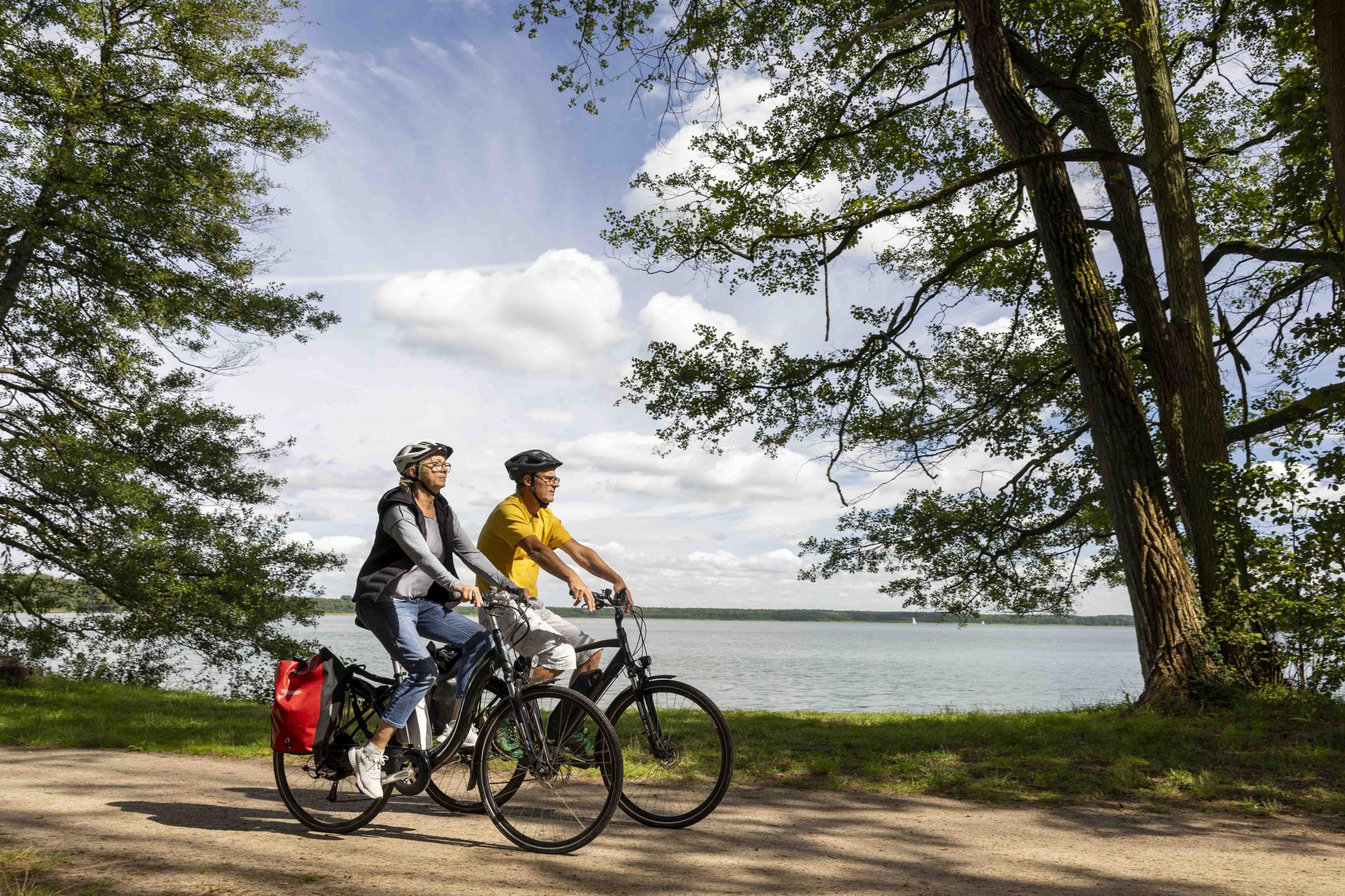 Radfahren auf dem Altmark Rundkurs am Arendsee