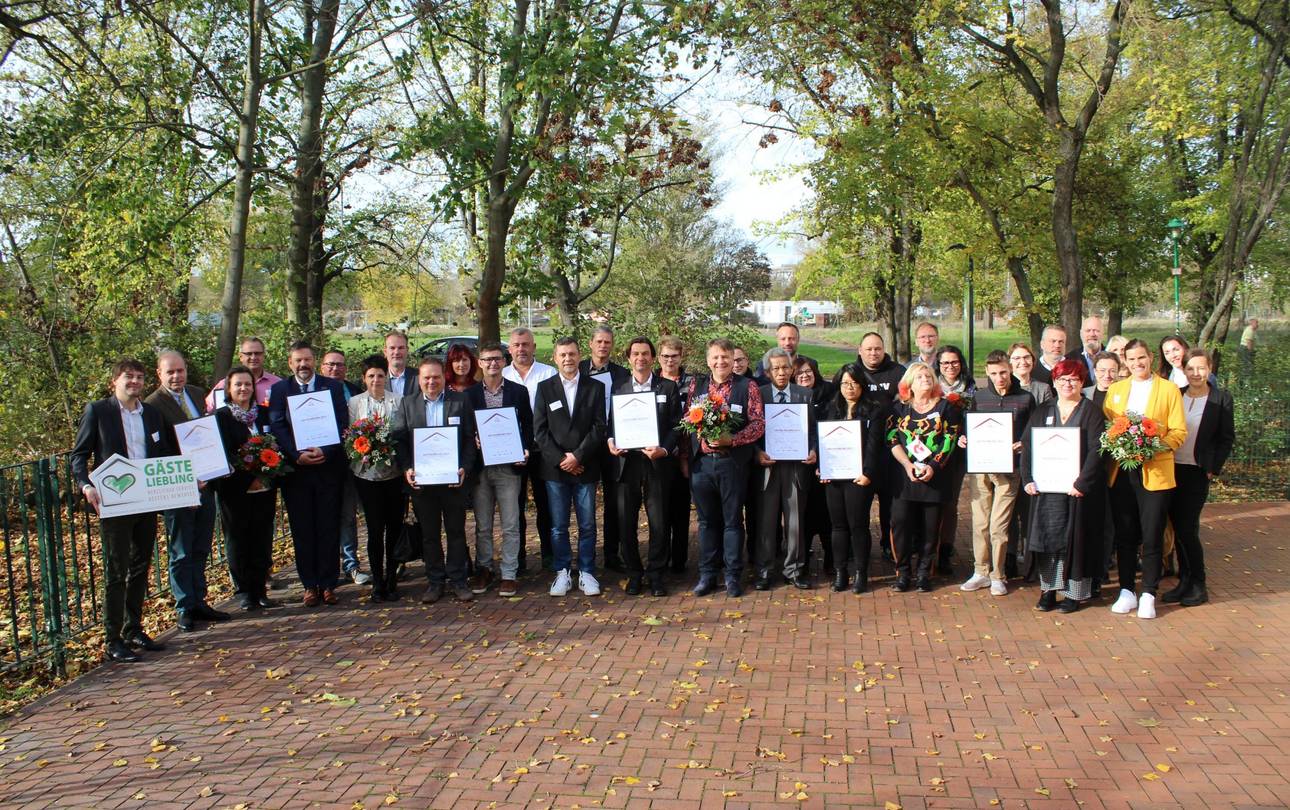 Gruppenfoto der Gästelieblinge