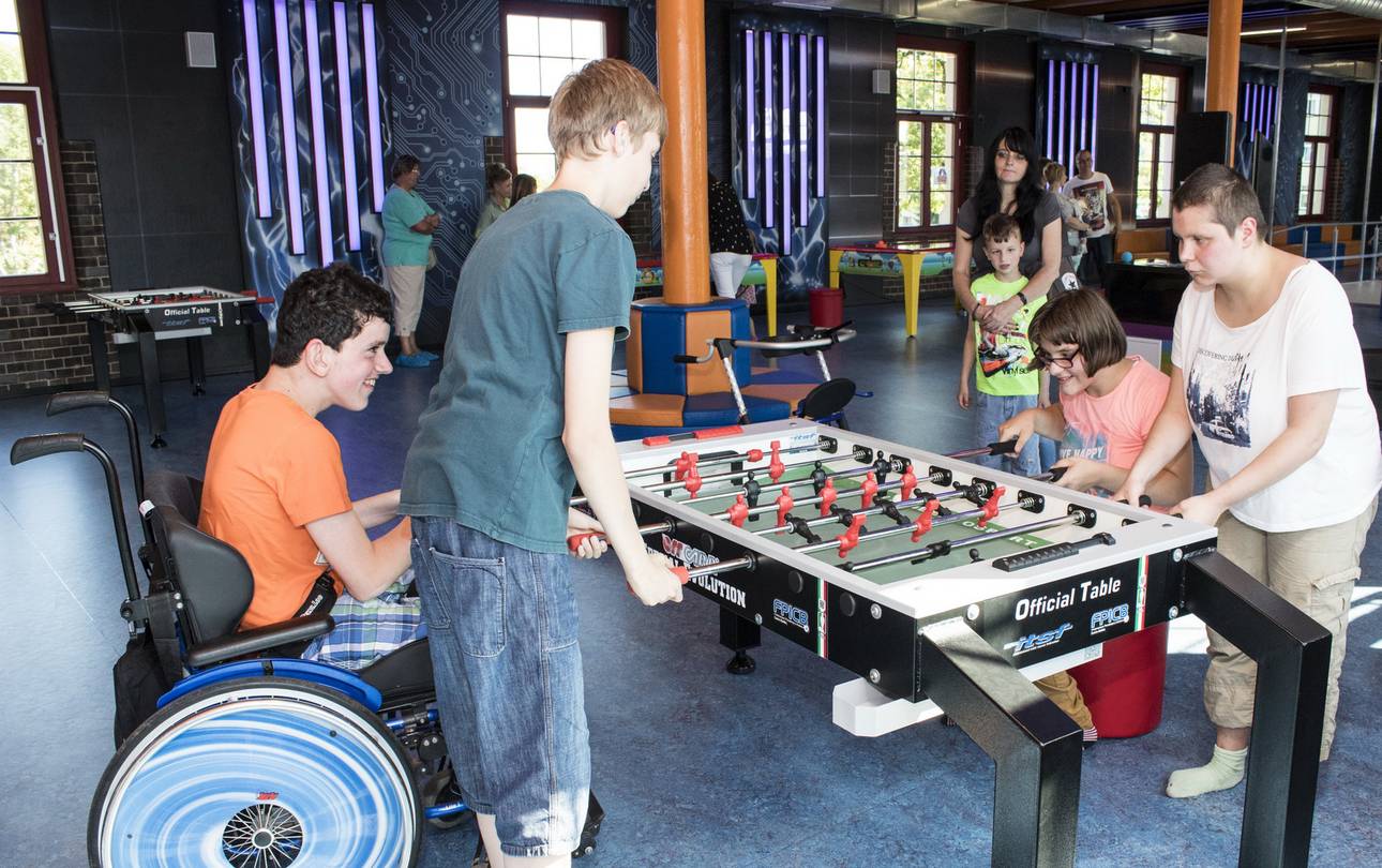 Das HaWoGe-Spiele-Magazin in Halberstadt ist ein Indoor-Spielplatz für Kinder und Teenager mit und ohne Handicaps