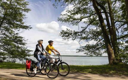 Radfahren auf dem Altmark Rundkurs am Arendsee