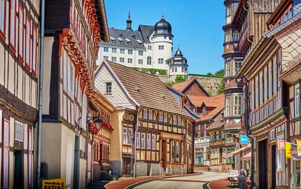 stolberg niedergasse blick zum schloss