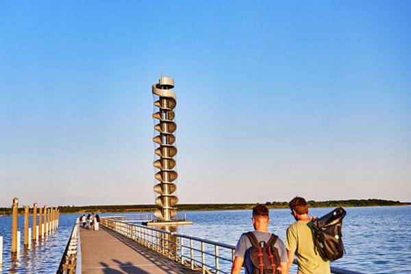 Pegelturm am Goitzschesee